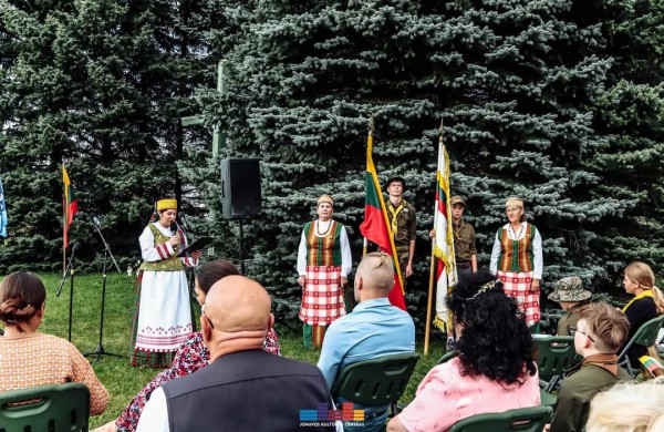 Automagistralėje Vilnius - Panevėžys  paminėta Baltijos kelio  sukaktis