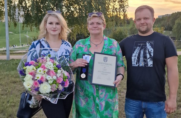 Futbolo trenerei Eglei Kazlauskienei - LFF III laipsnio ordinas