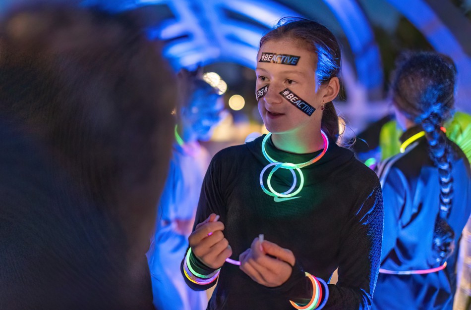 Rugsėjo 23 d. vakarą vyko naktinė sporto šventė