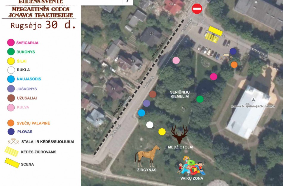 Rudens šventės metu bus ribojamas eismas