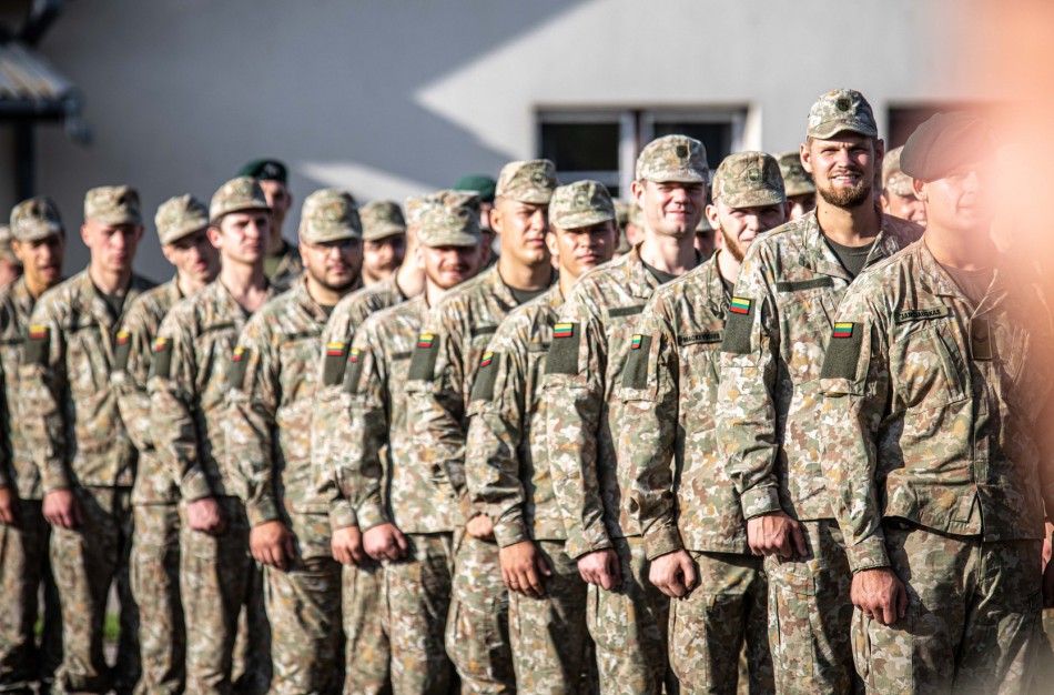 Karinius įgūdžius atnaujino daugiau kaip 340 rezervo karių