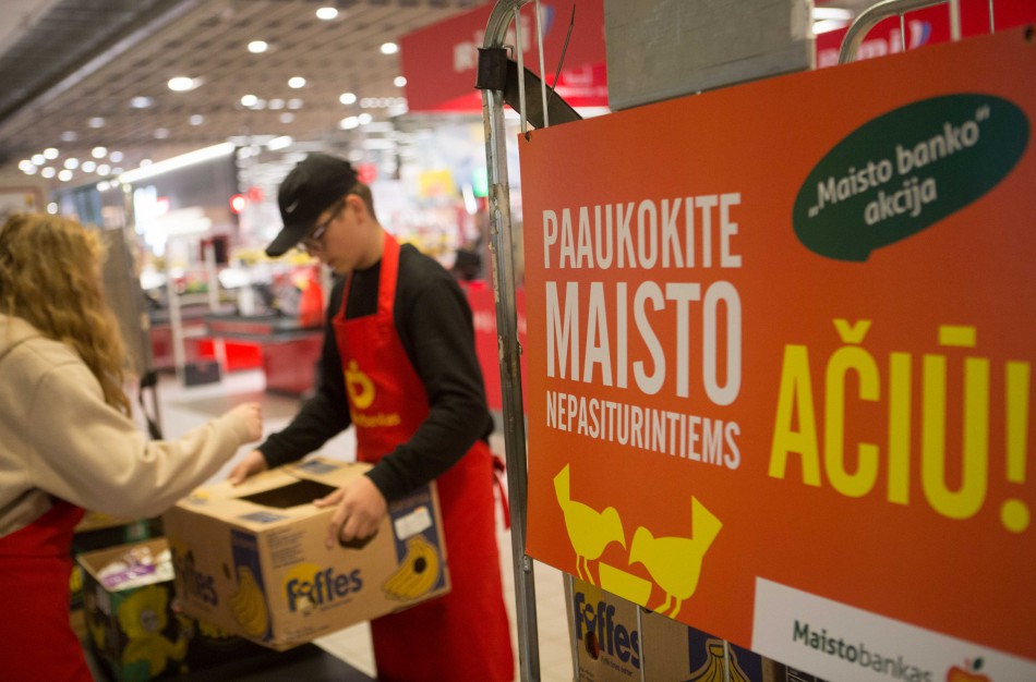 „Maisto banko“ akcija kvies aukoti ilgo galiojimo produktus – labiausiai trūksta konservų