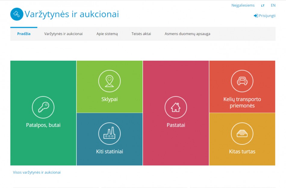 Registrų centras atnaujino e. varžytynių ir aukcionų portalą - pokyčius pajus tiek dalyviai, tiek organizatoriai