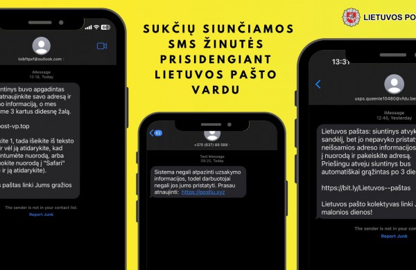 Net Jonavos policijos pareigūnai gauna sukčių žinutes  