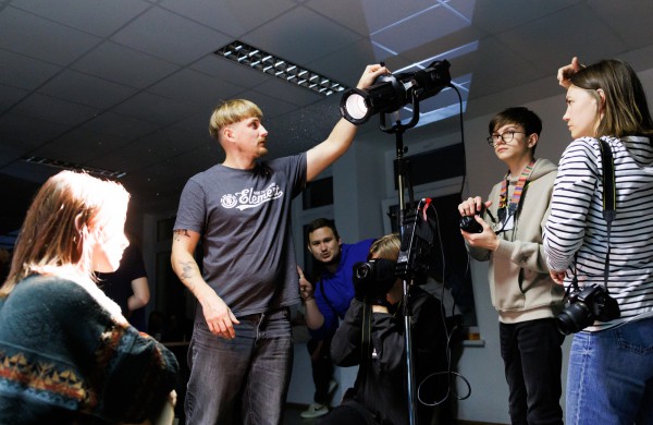 Gimnazijoje praūžė naktinis projektas „Ralio naktis 2023²“