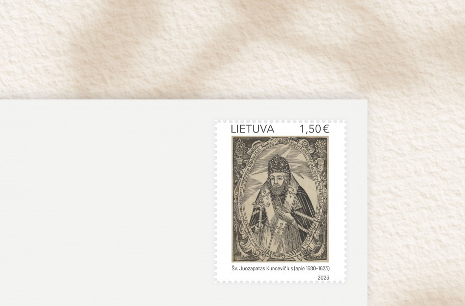 Nuo pašto ženklo žvelgs iš Ukrainos kilęs Vilniaus šventasis