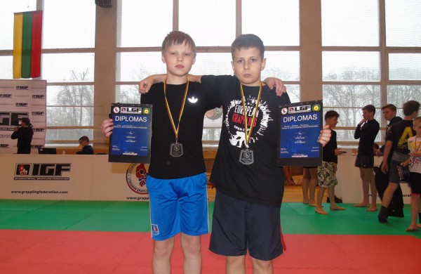 Jaunųjų jonaviečių kovos dziudo ir grapplingo varžybose