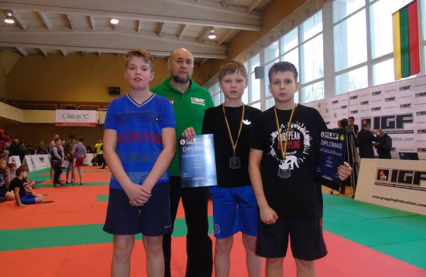 Jaunųjų jonaviečių kovos dziudo ir grapplingo varžybose
