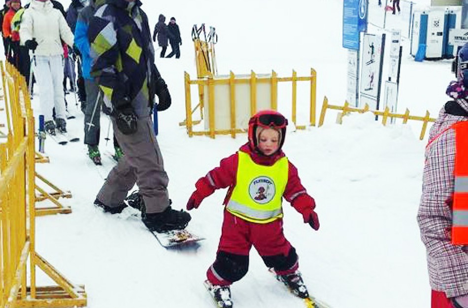 Jauniausia Jonavos trasas išbandžiusi slidininkė – ketverių metukų vilnietė