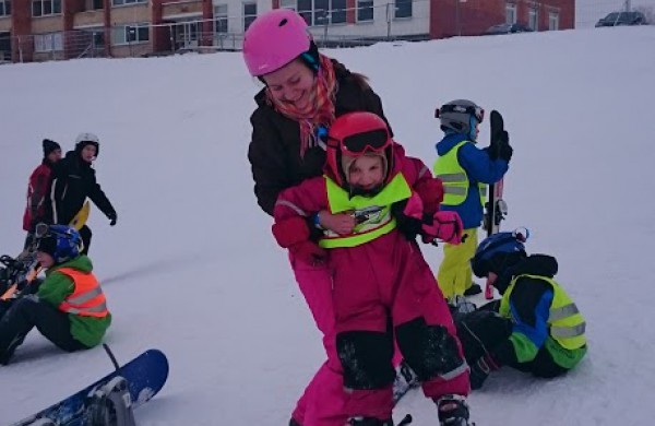 Jauniausia Jonavos trasas išbandžiusi slidininkė – ketverių metukų vilnietė