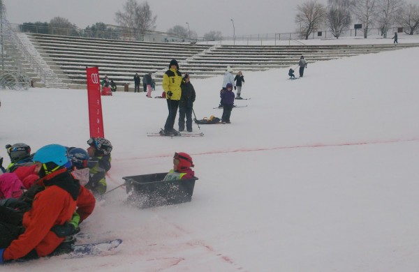Jauniausia Jonavos trasas išbandžiusi slidininkė – ketverių metukų vilnietė
