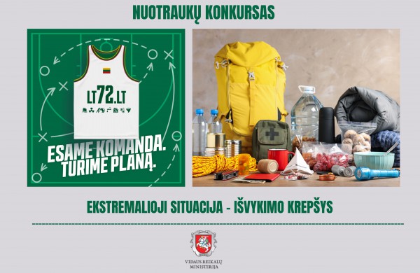 Lietuvos vietos bendruomenės kviečiamos dalyvauti civilinės saugos nuotraukų konkurse