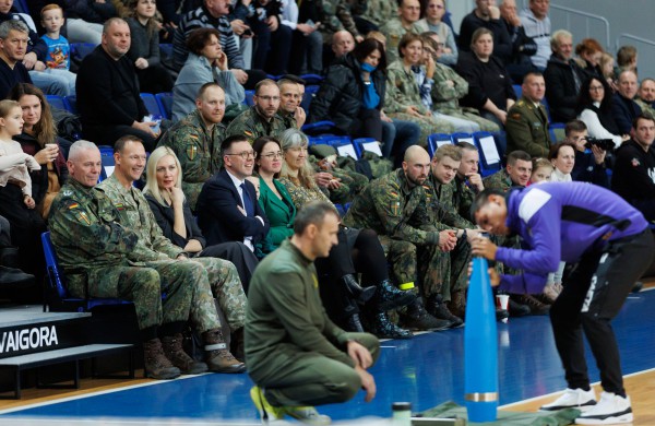 Lietuvos kariuomenės diena paminėta sporto arenoje