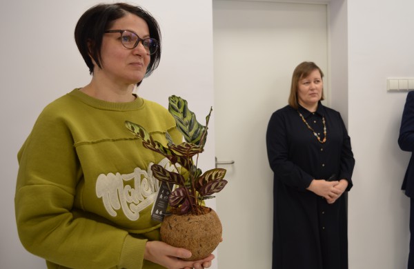 Senamiesčio gimnazijoje — pagal TŪM programą atsinaujinusi biblioteka