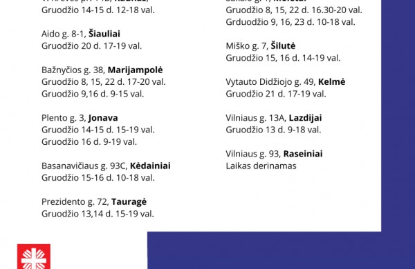 Kvies prisidėti prie gerumo darbų