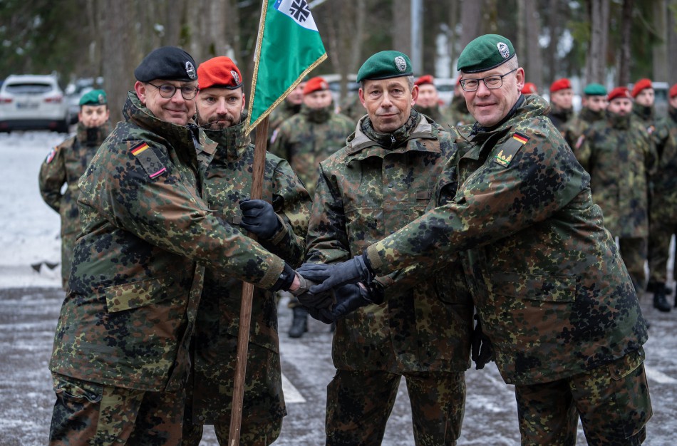 Pasikeitė Lietuvai priskirta Vokietijos brigada ir jos štabo Rukloje kariai