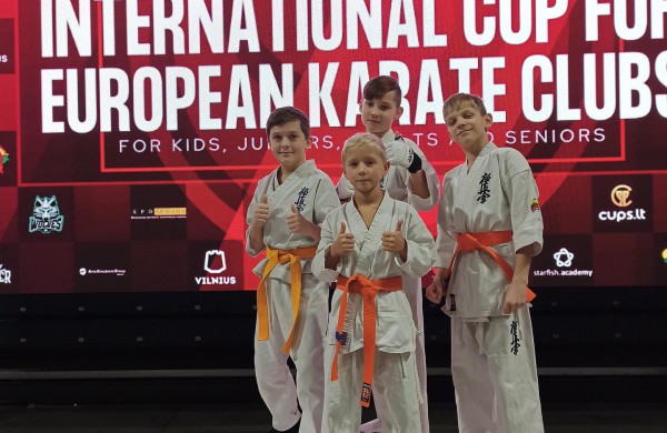 Iš karate turnyro - su keliais medaliais