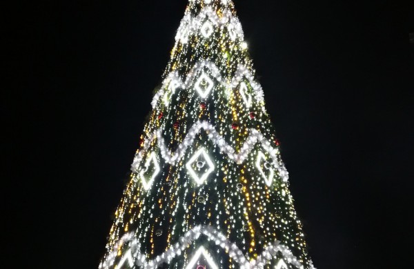 Prisiminkime, kaip per 5 metus keitėsi Jonavos Kalėdų eglės  