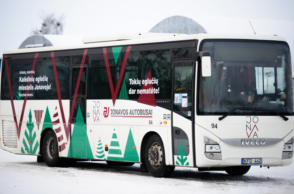 Keliauti į Jonavą kviečia kalėdiniu autobusu
