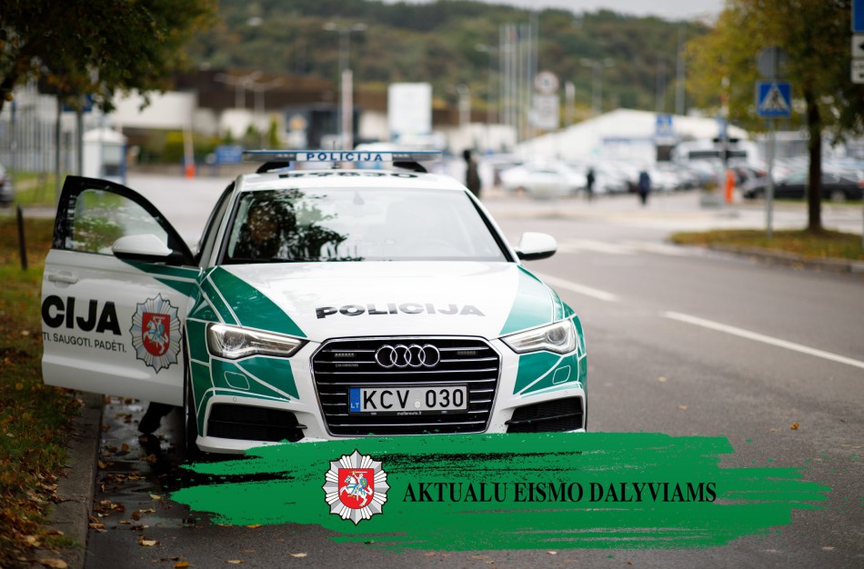 Policijos prevencinės priemonės šalies keliuose sausio mėnesį