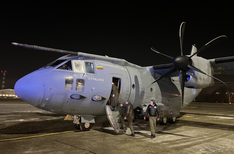 Vėlų vakarą Spartan iš Lenkijos atskraidino donorinį organą recipientui