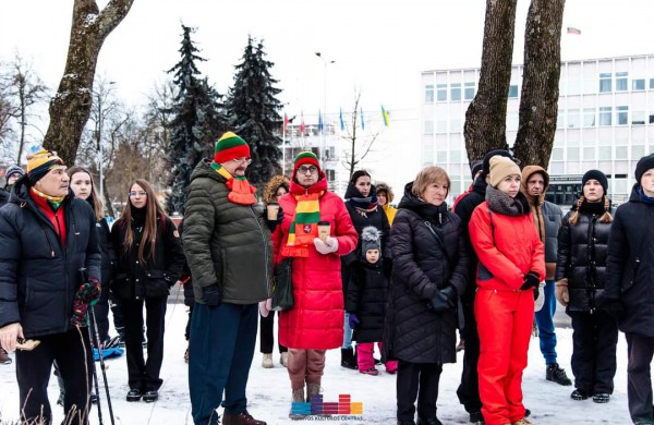 Sausio 13-ąją Neries pakrantėje pagerbtas Laisvės gynėjų atminimas