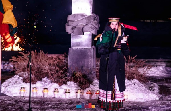 Sausio 13-ąją Neries pakrantėje pagerbtas Laisvės gynėjų atminimas