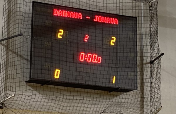 Jonavos FVK „KLEVAS“ III-ame 2023/2024 m. Lietuvos senjorų (50+) salės futbolo pirmenybių ture iškovojo 2 lygiąsias