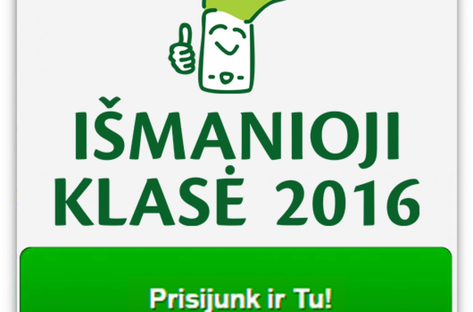 Bet kuri mokykla gali laimėti „Išmaniąją klasę“