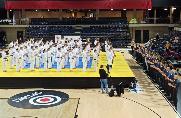 Jonavos kyokushin karate ,,Kumite" sportininkai – ant nugalėtojų pakylos  