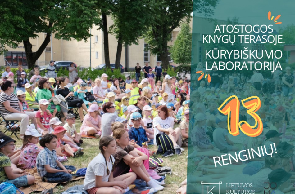 Laukia dar viena smagi vasara Knygų terasoje!