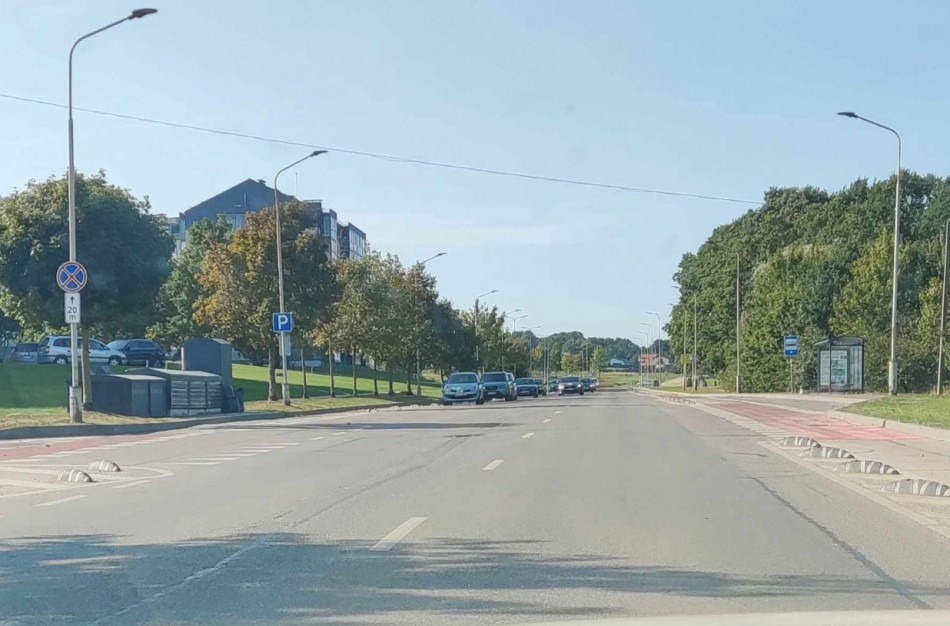 Priimtas sprendimas dėl ištisinės linijos Žemaitės gatvėje  