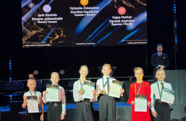 Jonava gali didžiuotis savo jaunųjų šokėjų pasiekimais: sveikinimai vicečempionams