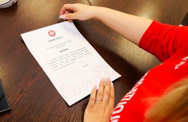 Ar išsipildys penkiametės Marijos svajonė tapti Lietuvos Respublikos Prezidente?