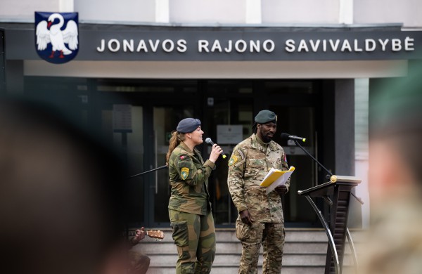 Jonavoje paminėtas Lietuvos narystės NATO 20-metis