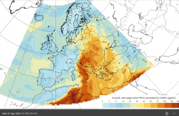 Visoje šalyje aplinkos oro užterštumas kietosiomis dalelėmis aukštas