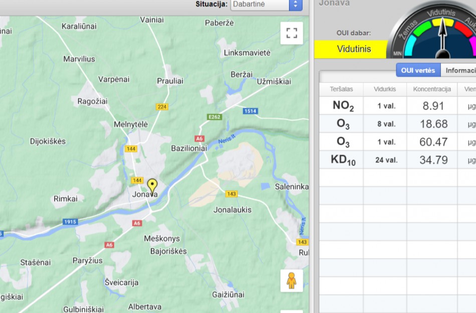 Jonavoje fiksuojamas padidėjęs oro užterštumas, specialistai primena, kaip elgtis