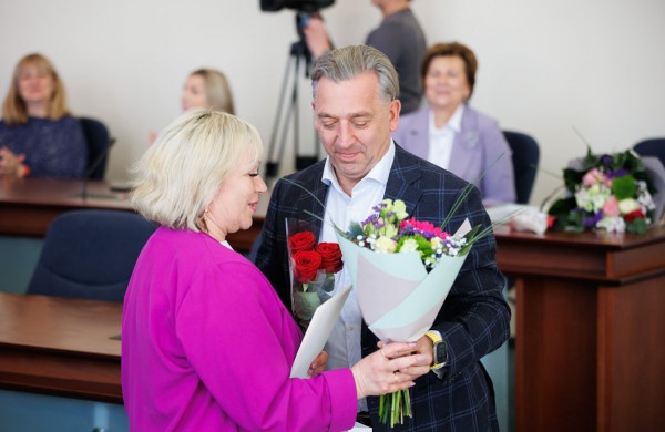 Kultūros dienos proga pasveikino Jonavos kultūros darbuotojus