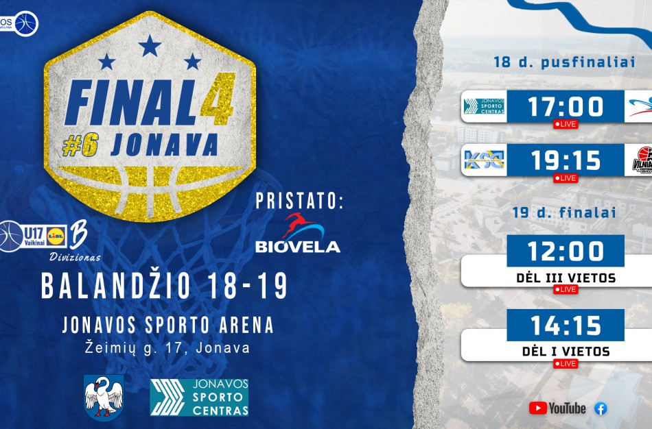 Jonavoje – Moksleivių krepšinio lygos (MKL) U17 finalinio ketverto varžybos
