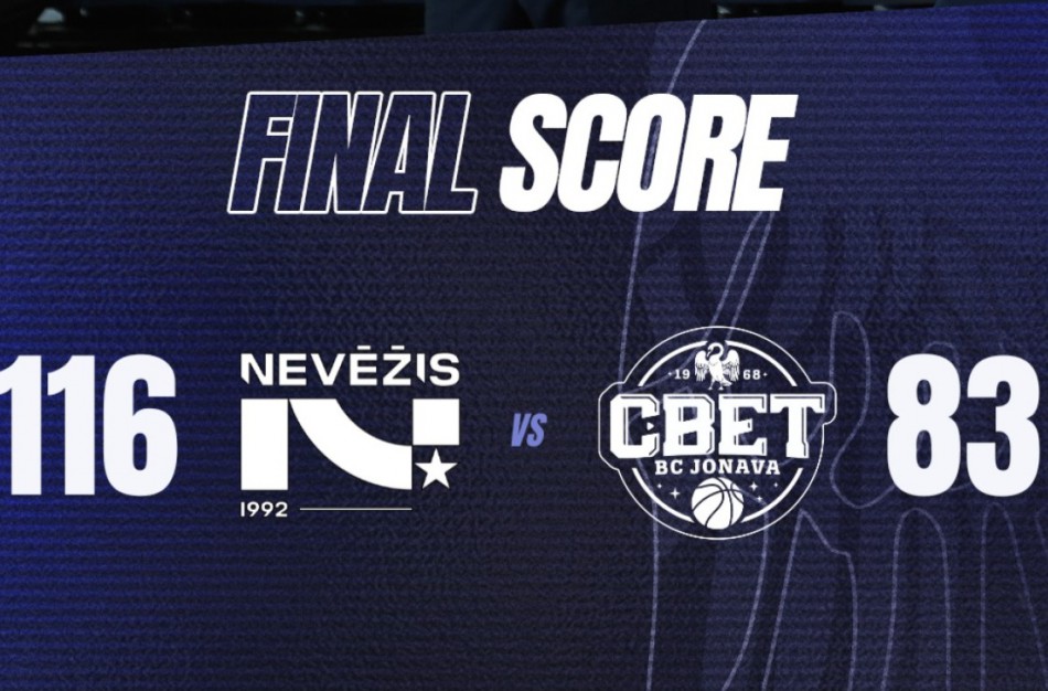 Jonavos „CBet" teko pripažinti Kėdainių „Nevėžis–Optibet“ pranašumą