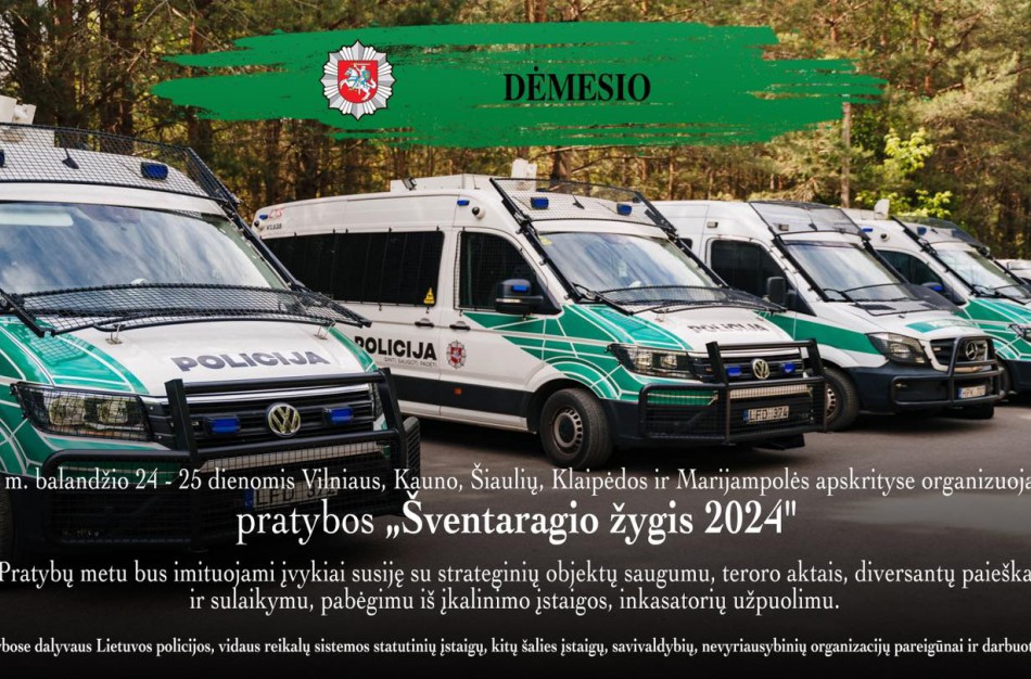 Pratybos „Šventaragio žygis 2024“