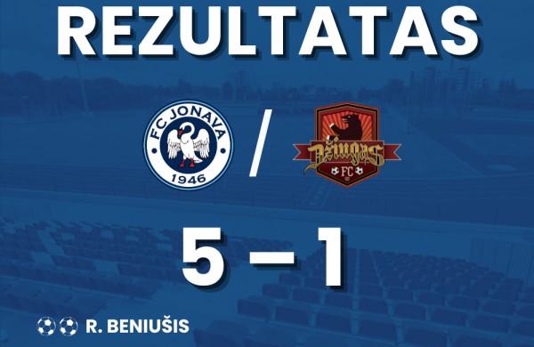 FK ,,Jonava": R. Beniušio 450-as įvartis ir jonaviečių pergalė