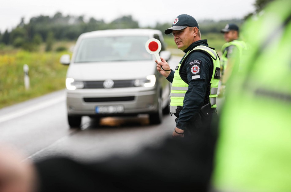 Policijos prevencinės priemonės šalies keliuose gegužės mėnesį
