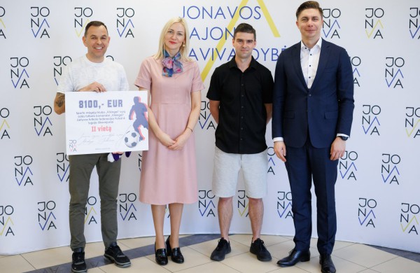 Jonavos rajono klubams prizininkams – savivaldybės premijos