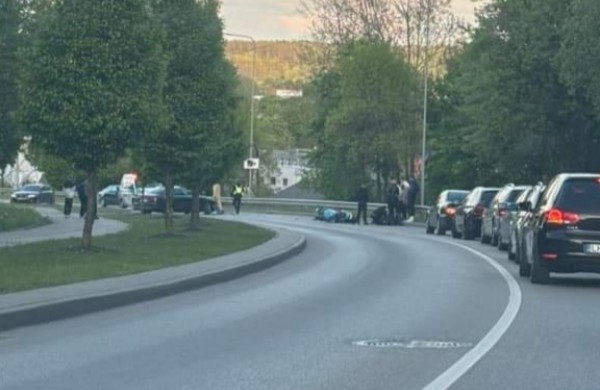 Susidūrė ,,Audi A4" ir ,,Suzuki"