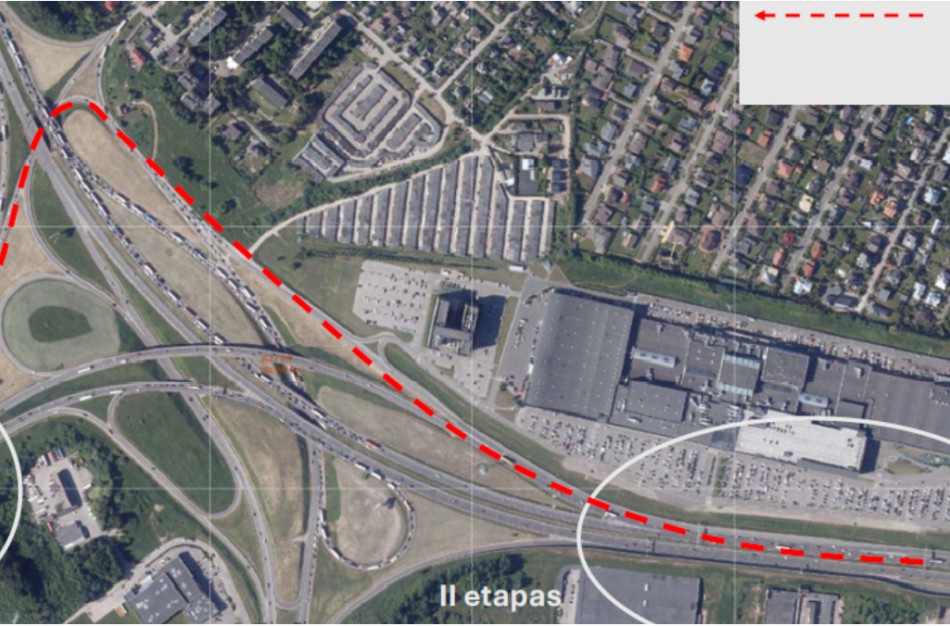 Tikslinama informacija dėl eismo organizavimo pakeitimų ties IX fortu