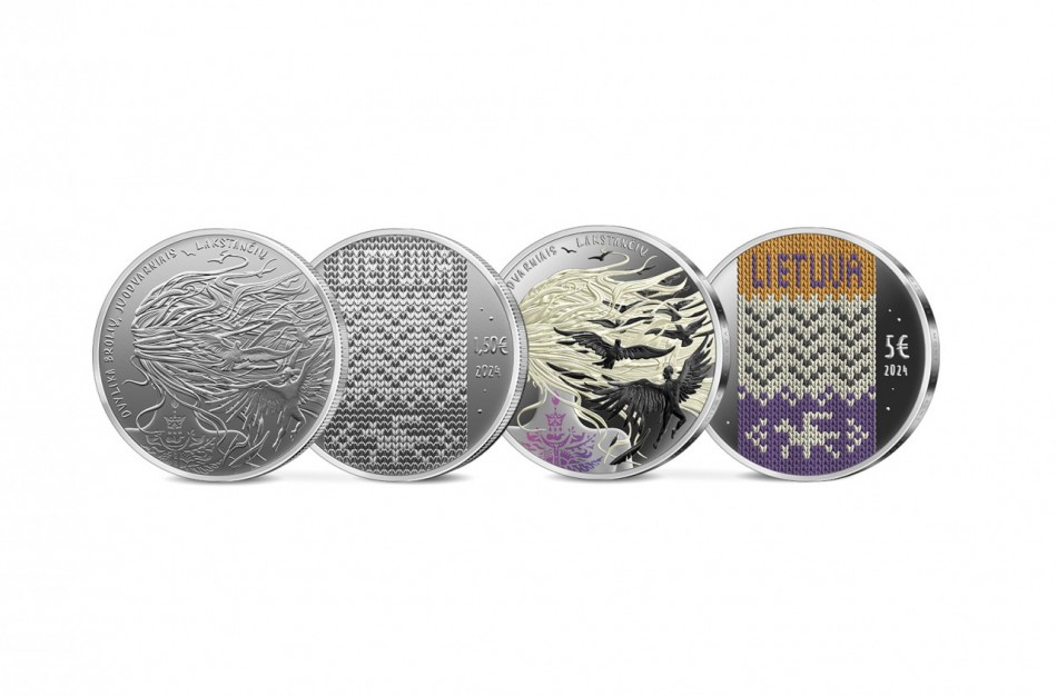Netrukus - neįprastos 5 eurų ir 1,50 euro monetos