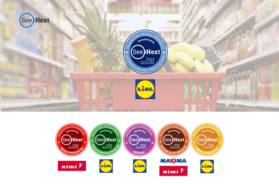 Gegužės kainų palyginimo tyrimas: kur dažno vartojimo prekės kainuoja pigiausiai?