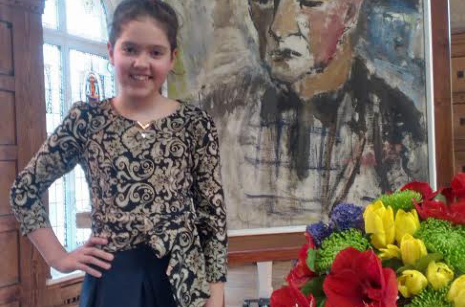 Vienuolikmetė jonavietė - nacionalinio Balio Dvariono konkurso laureatė