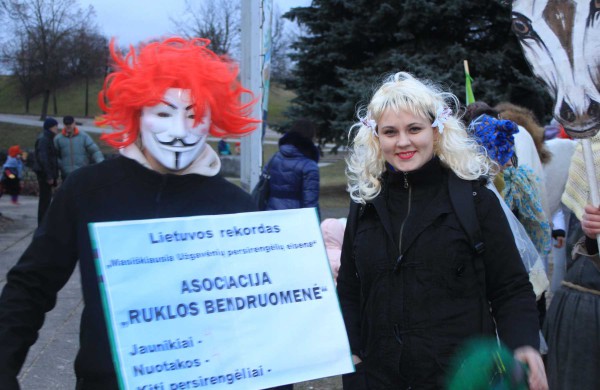 Užgavėnių eisenoje dalyvavo 203 persirengėliai 